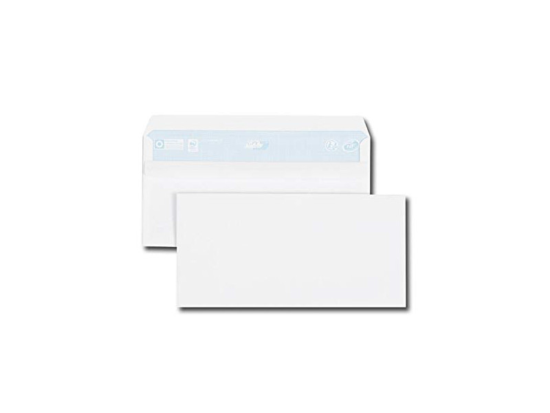 GPV Enveloppes, DL 110 x 220 mm, sans fenêtre, blanc