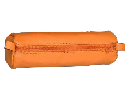 Alassio Trousse, en cuir, orange
