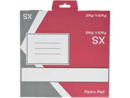 GPV Boîte postale XS, en carton, rouge / gris