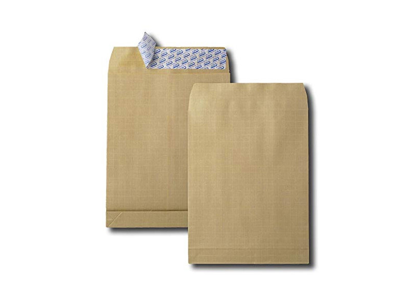 GPV Pochettes à soufflets, 24, 260 x 330 mm, kraft armé