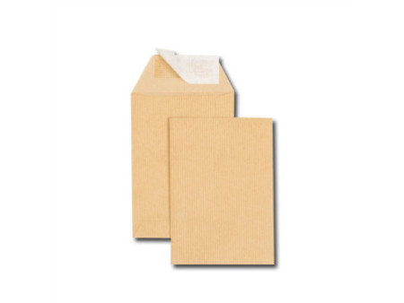 GPV Pochettes d'expédition, C6, 114 x 162 mm, kraft brun
