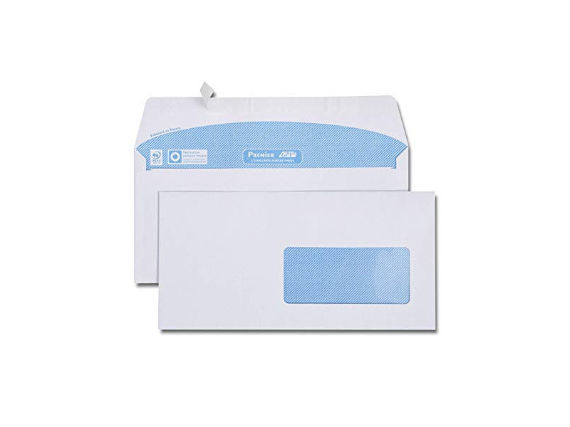 GPV Enveloppes Premier Numérique, 110 x 220 mm, à fenêtre