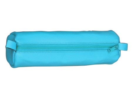 Alassio Trousse, en cuir, turquoise