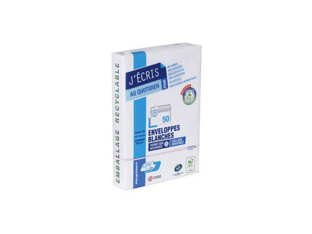 GPV Enveloppes, C5, 162 x 229 mm, sans fenêtre, blanc