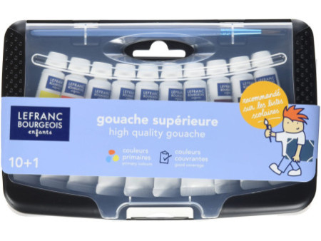 LEFRANC BOURGEOIS Gouache en tube College Box, 10 tubes