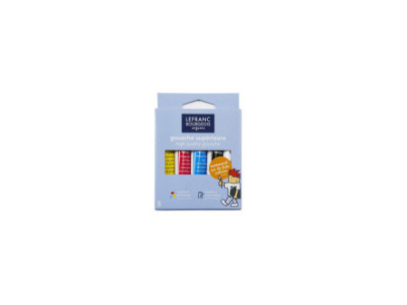 LEFRANC BOURGEOIS Gouache, étui carton de 5 tubes de 10 ml