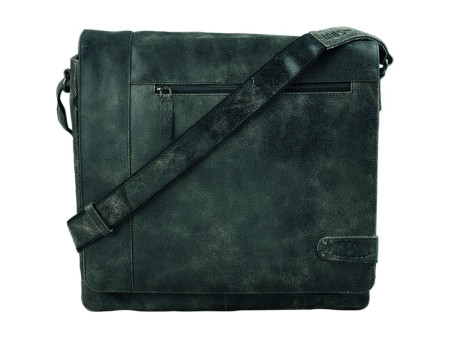 PRIDE&SOUL Sac à bandoulière 'JUMPER', cuir, noir