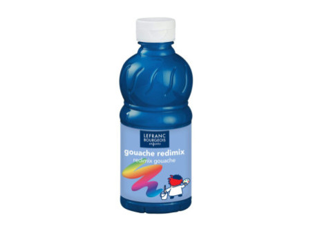 LEFRANC BOURGEOIS Gouache liquide 250 ml, bleu primaire