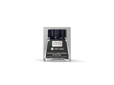 LEFRANC BOURGEOIS Encre de Chine Nan-King, 14 ml, noir