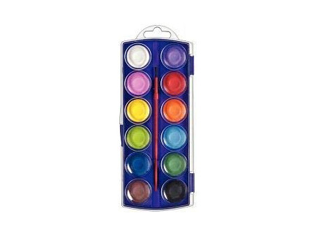 Wonday Boîte de pastilles de peinture, 12 couleurs