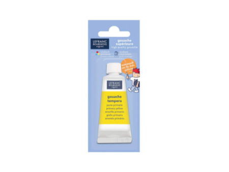 LEFRANC BOURGEOIS Gouache en tube 20 ml, jaune primaire