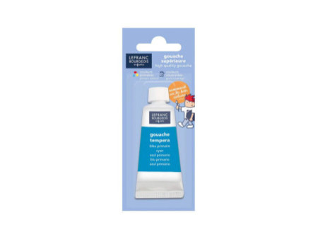 LEFRANC BOURGEOIS Gouache en tube 20 ml, bleu primaire