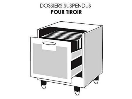 ELBA l'oblique Dossiers suspendus POLYPRO Ultimate, bleu