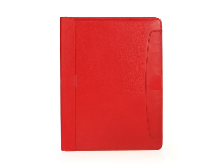 Alassio Conférencier 'VALLO', A4, cuir nappa, rot