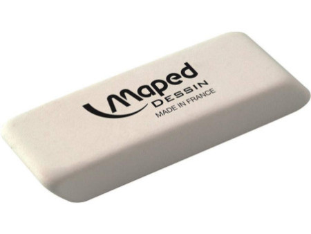 Maped Gomme en caoutchouc Dessin, moyen, blanc
