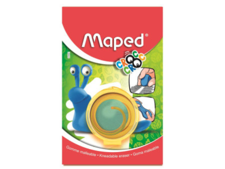 Maped Gomme malléable CROC CROC, boîte de protection ronde