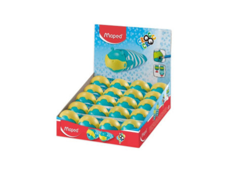Maped Taille-crayons CROC CROC HIPPO, turquoise