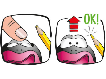 Maped Taille-crayons Croc Croc Signal, assorti