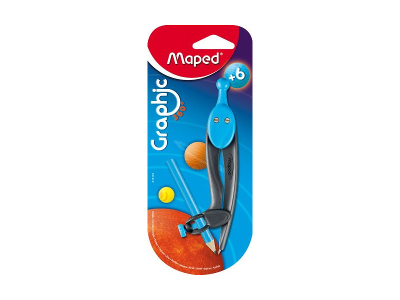 Maped Compas Graphic 360 degrés, avec bague universelle
