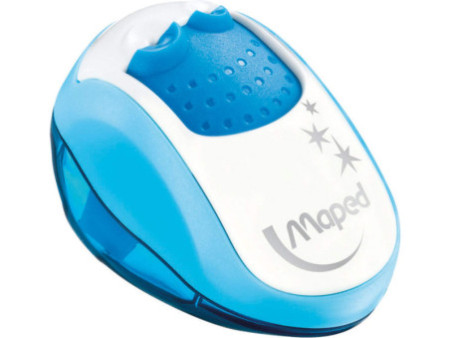 Maped Double taille-crayon Clean, assorti, présentoir de 24