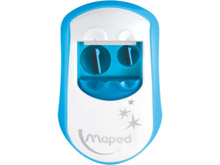 Maped Double taille-crayon Clean, assorti, présentoir de 24