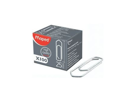 Maped Attache-lettres, galvanisées, 32 mm, grand paquet