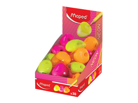 Maped Taille-crayon i-gloo NEON, assorti, présentoir de 30
