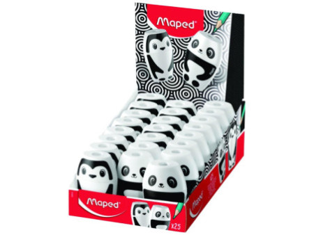 Maped Taille-crayons FANCY, noir/blanc, assorti