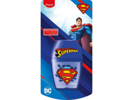 Maped Taille-crayons SUPERMAN, en plastique, bleu