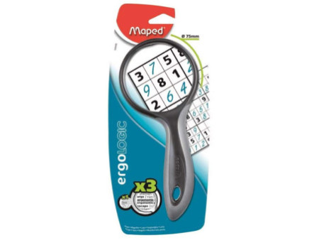 Maped Loupe avec poignée, rond, diamètre: 75 mm