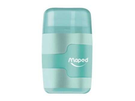 Maped Duo taille-crayons-gomme Connect Duo PASTEL, assorti