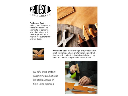 PRIDE&SOUL Porte-documents 'JAYDEN', cuir, marron