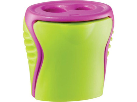 Maped Double taille-crayon, en plastique, présentoir de 24