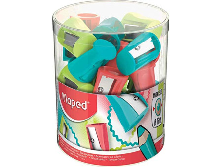 Maped Taille-crayon Vivo, en plastique, présentoir de 36