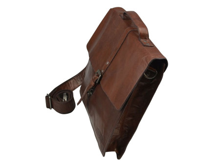 PRIDE&SOUL Porte-documents 'JAYDEN', cuir, marron