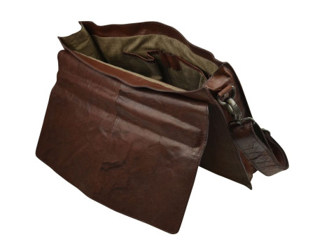 PRIDE&SOUL Porte-documents 'JAYDEN', cuir, marron