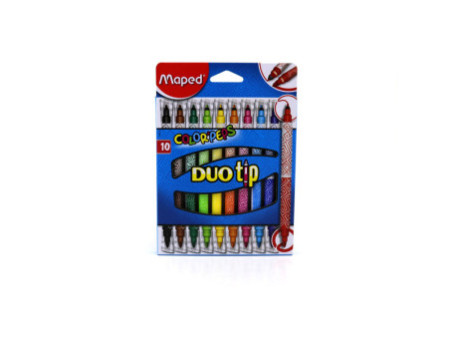 Maped Feutre double pointe COLOR'PEPS DUOtip, étui carton 10