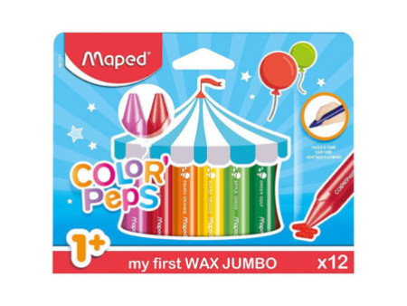 Maped my first Crayon de cire COLOR'PEPS WAX JUMBO
