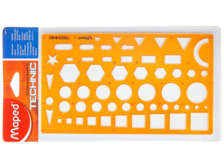 Maped Gabarit NORMOGRAPHE TECHNIC, orange