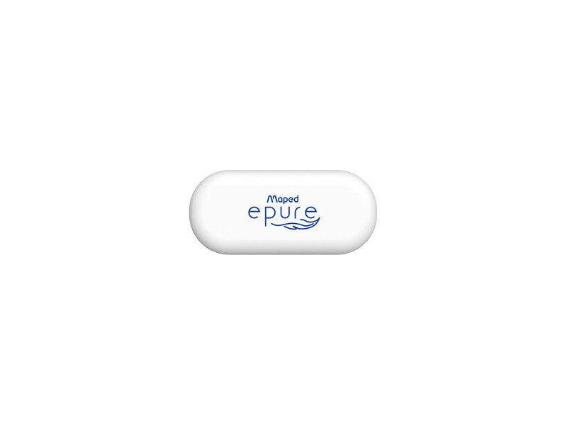 Maped Gomme plastique Epure, ovale, blanc