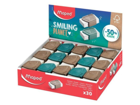 Maped Gomme Precision SMILING PLANET, coloris assortis