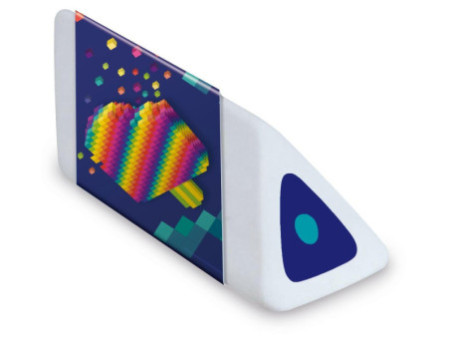 Maped Gomme en plastique Pyramide PIXEL PARTY, blister de 3