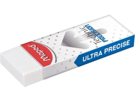 Maped Gomme en plastique Technic PRECISION, blanc