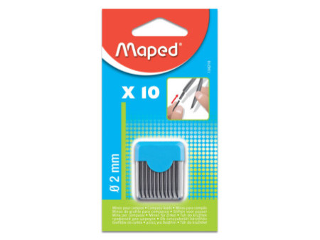 Maped Mines pour compas/mines pour compas, degré de dureté: