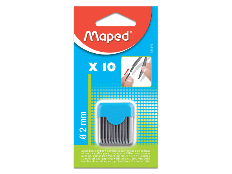 Maped Mines pour compas/mines pour compas, degré de dureté:
