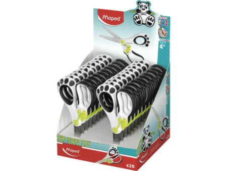 Maped Ciseaux Koopy, avec aide de découpe, présentoir de 20
