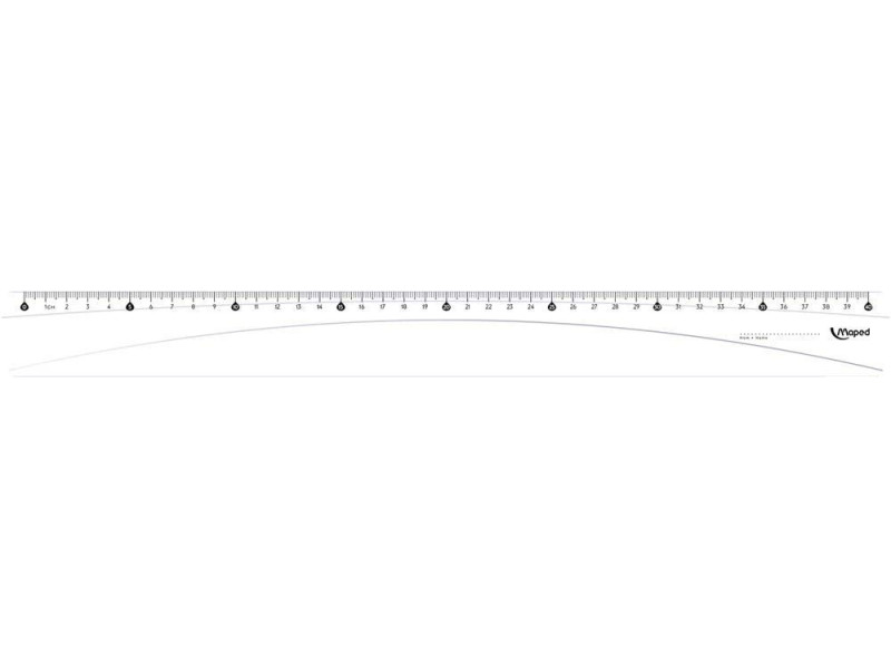 Maped Règle plate Start 146, 400 mm, en plastique