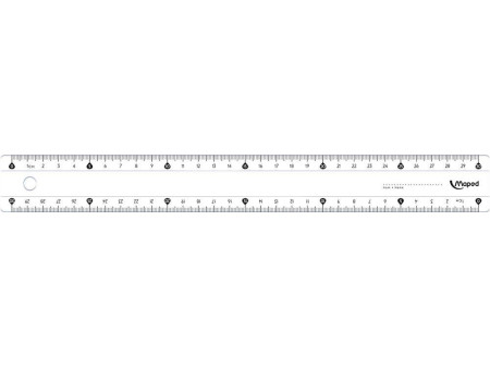 Maped Règle plate Start 146, 300 mm, en plastique