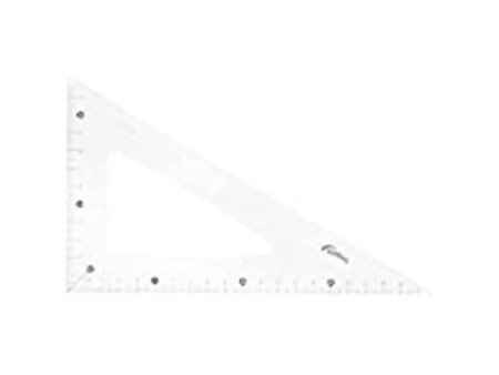 Maped Equerre Cristal 60 degrés, gand côté: 210 mm