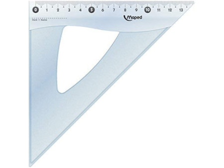 Maped Equerre Cristal 60 degrés, gand côté: 210 mm